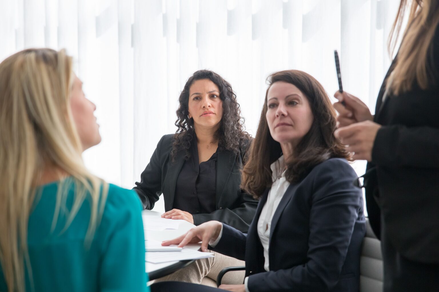 E-commerce and retail team planning together in a modern office